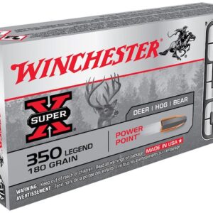Winchester Super-X Ammunition 350 Legend 180 Grain Power-Point Box of 20
