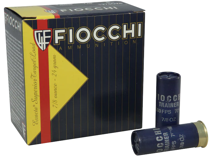 Fiocchi Low Recoil Ammunition 12 Gauge 2-3/4" 7/8 oz #8 Shot
