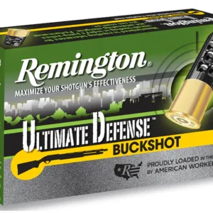 Remington Ultimate Defense Buckshot Ammunition 12 Gauge 3" Reduced Recoil #4 Buckshot 41 Pellets Box of 5