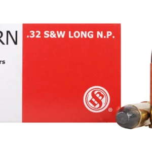 Sellier & Bellot Ammunition 32 S&W Long 100 Grain Lead Round Nose Box of 50