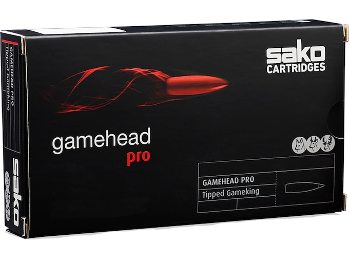 Sako Gamehead Pro Ammunition 6.5 PRC 140 Grain Polymer Tip Box of 10