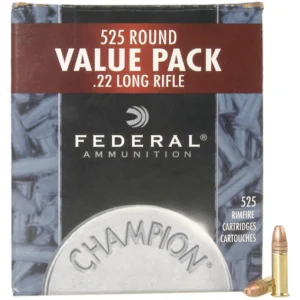 Federal Champion Ammunition 22 Long Rifle 36 Grain Plated Lead Hollow Point