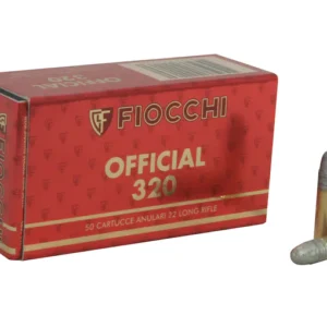 Fiocchi Exacta Rifle Super Match Ammunition 22 Long Rifle 40 Grain Lead Round Nose
