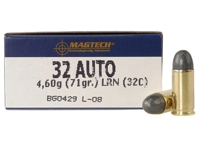 Magtech Ammunition 32 ACP 71 Grain Lead Round Nose