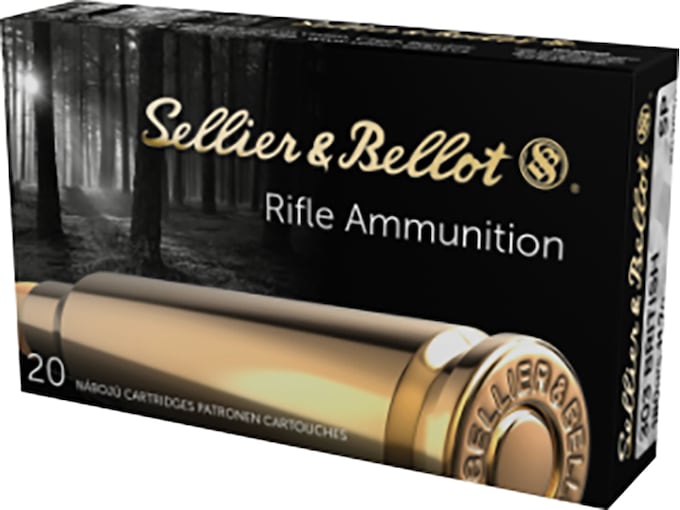 Sellier & Bellot Ammunition 303 British 180 Grain Jacketed Soft Point Box of 20