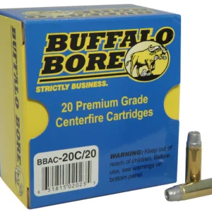 Buffalo Bore Ammunition 38 Special 158 Grain Lead Semi-Wadcutter Hollow Point Box of 20