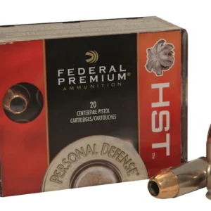 Federal Premium Personal Defense Ammunition 45 ACP 230 Grain HST Jacketed Hollow Point Box of 20