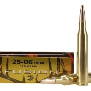 Federal Fusion Ammunition 25-06 Remington 120 Grain Bonded Spitzer Boat Tail Box of 20