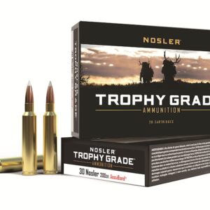 Nosler Trophy Grade Ammunition 30 Nosler 200 Grain AccuBond Box of 20