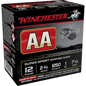 Winchester AA Super Sport Sporting Clays 1250 Ammunition 12 Gauge 2-3/4" 1 oz