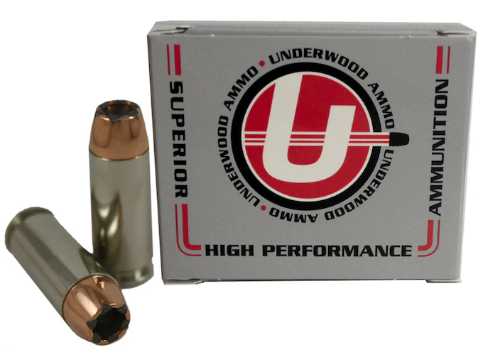 Underwood Ammunition 10mm Auto 165 Grain Bonded Jacketed Hollow Point Box of 20