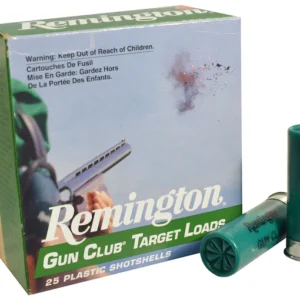 Remington Gun Club Target Ammunition 12 Gauge 2-3/4" 1-1/8 oz #9 Shot