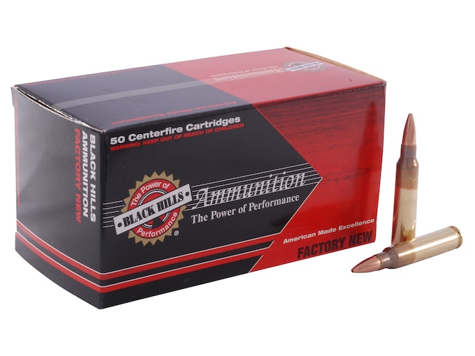 Black Hills Ammunition 5.56x45mm NATO 69 Grain Sierra MatchKing Hollow Point Box of 50