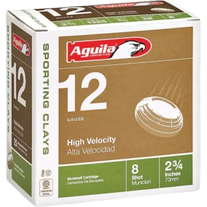 Aguila High Velocity Sporting Clays Ammunition 12 Gauge 2-3/4"