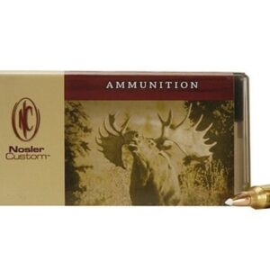 Nosler Custom Ammunition 300 Remington Short Action Ultra Magnum 180 Grain AccuBond Spitzer Box of 20