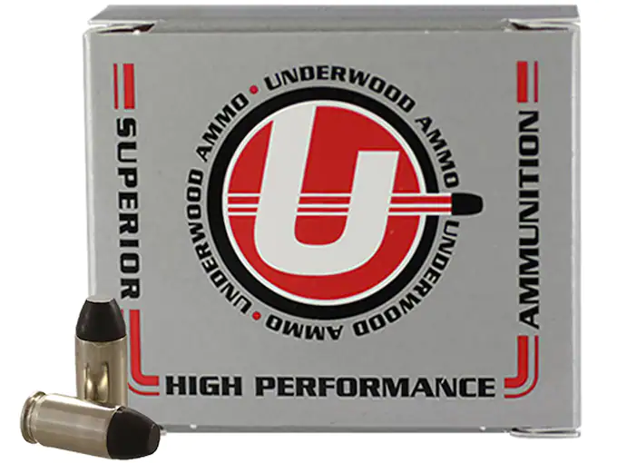 Underwood Ammunition 380 ACP 100 Grain Lead Flat Nose Box of 20