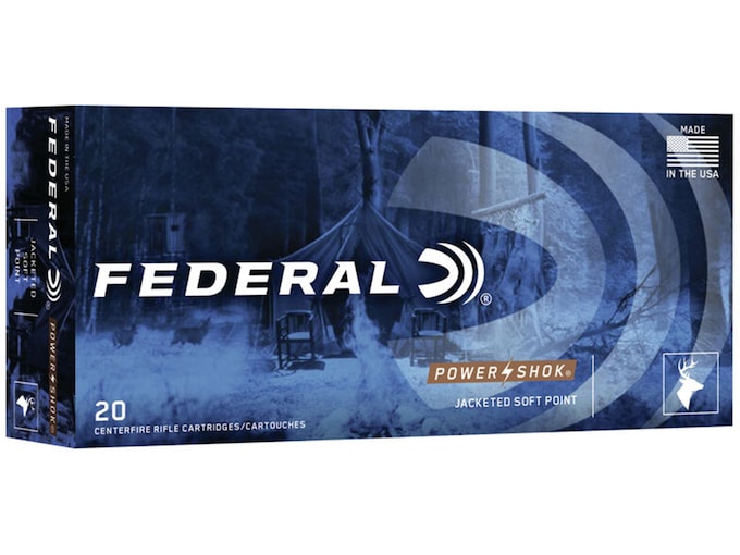 Federal Power-Shok Ammunition 300 AAC Blackout 150 Grain Soft Point Box of 20