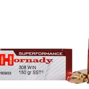 Hornady Superformance SST Ammunition 308 Winchester 150 Grain SST Box of 20