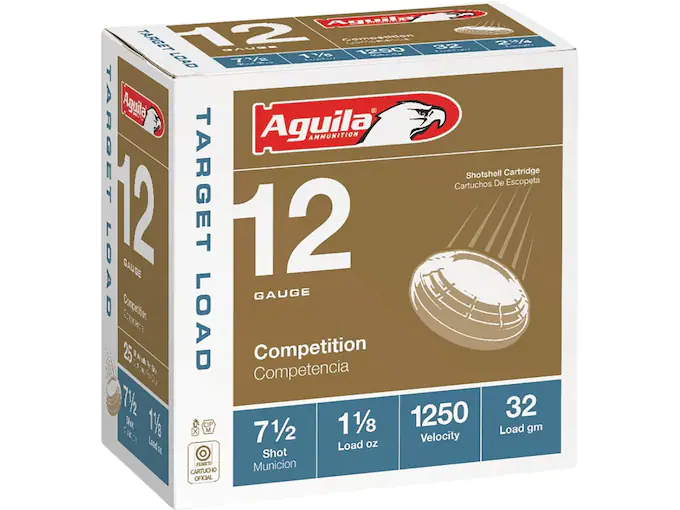 Aguila Competition Heavy Target Load Ammunition 12 Gauge 2-3/4" 1-1/8 oz