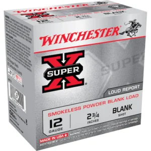 Winchester Field Trial Popper Load Ammunition 12 Gauge 2-3/4" Smokeless Blank Box of 25