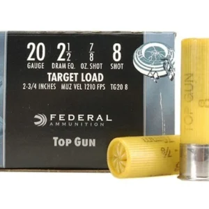 Federal Top Gun Ammunition 20 Gauge 2-3/4" 7/8 oz
