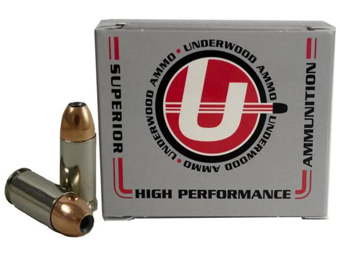 Underwood Ammunition 9mm Luger 124 Grain Jacketed Hollow Point Box of 20