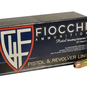 Fiocchi Shooting Dynamics Ammunition 357 Magnum 158 Grain Jacketed Hollow Point Box of 50