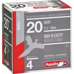 Aguila High Velocity Ammunition 20 Gauge 2-3/4" 1 oz