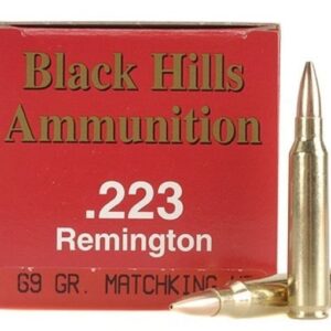 Black Hills Ammunition 223 Remington 69 Grain Sierra MatchKing Hollow Point Box of 50
