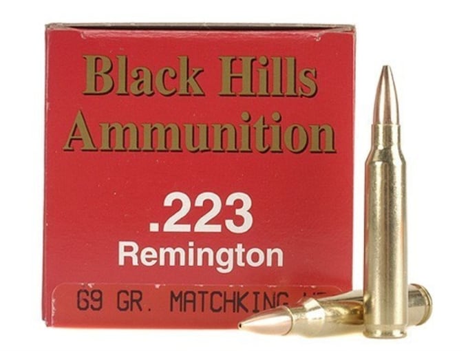 Black Hills Ammunition 223 Remington 69 Grain Sierra MatchKing Hollow Point Box of 50