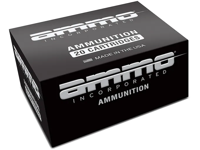 Ammo Inc. Ammunition 9mm Luger 124 Grain Jacketed Hollow Point Box of 20