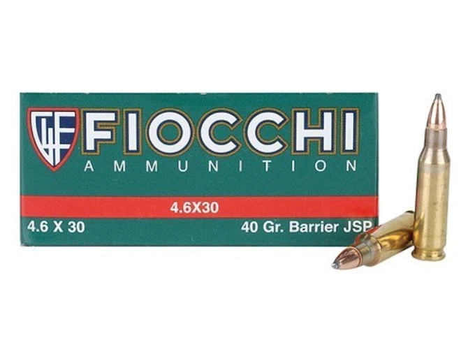 Fiocchi Ammunition 4.6x30mm HK 40 Grain Barrier Soft Point Box of 50