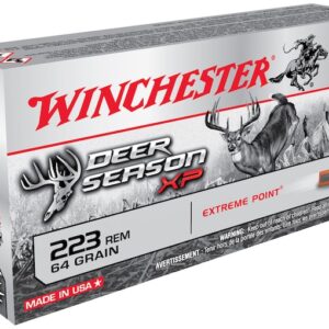 Winchester Deer Season XP Ammunition 223 Remington 64 Grain Extreme Point Polymer Tip Box of 20