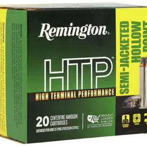 Remington High Terminal Performance (HTP) Ammunition 357 Magnum 125 Grain Semi-Jacketed Hollow Point