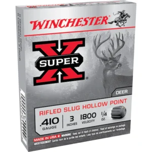 Winchester Super-X Ammunition 410 Bore 3" 1/4 oz Rifled Slug Box of 5