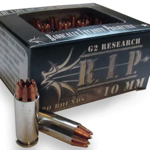 G2 Research R.I.P. Ammunition 10mm Auto 115 Grain Radically Invasive Projectile Fragmenting Solid Copper Lead-Free Box of 20