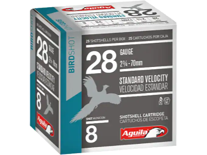Aguila Standard Velocity Ammunition 28 Gauge 2-3/4"