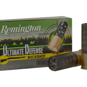 Remington Ultimate Defense Ammunition 12 Gauge 2-3/4" 00 Buckshot 9 Pellets Box of 5