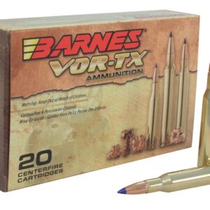 Barnes VOR-TX Ammunition 270 Winchester 130 Grain TTSX Polymer Tipped Spitzer Boat Tail Lead-Free Box of 20