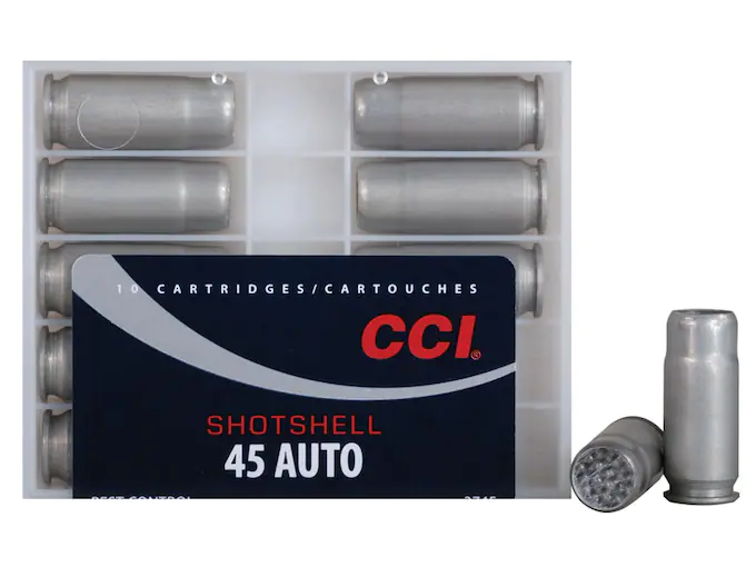 CCI Shotshell Ammunition 45 ACP 120 Grains #9 Shot Box of 10