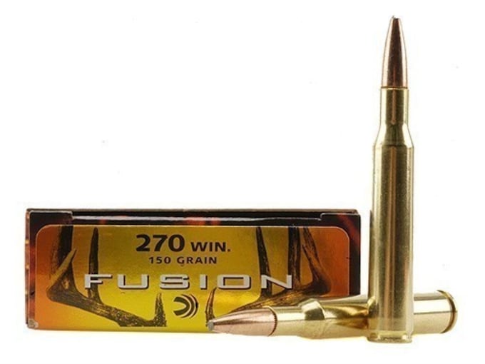 Federal Fusion Ammunition 270 Winchester 150 Grain Bonded Soft Point Box of 20