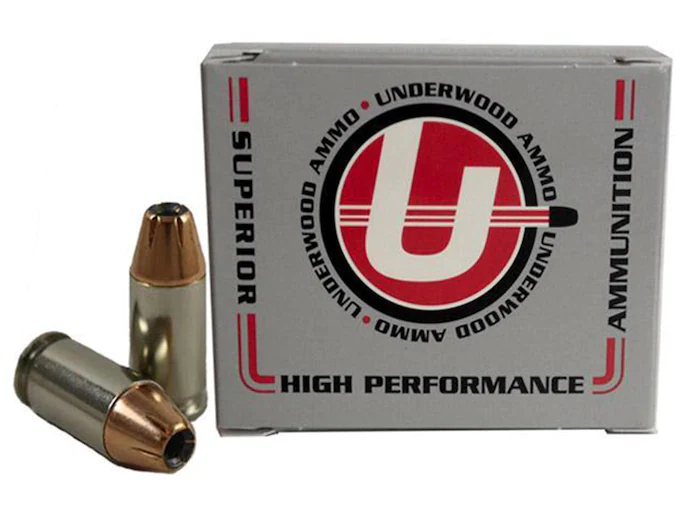Underwood Ammunition 380 ACP 90 Grain Hornady XTP Jacketed Hollow Point Box of 20