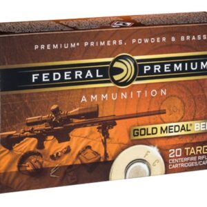 Federal Premium Gold Medal Berger Ammunition 223 Remington 73 Grain Berger Hollow Point Boat Tail