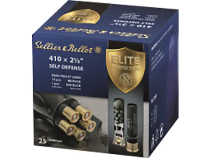 Sellier & Bellot Self Defense Ammunition 410 Bore BB and 000 Buckshot