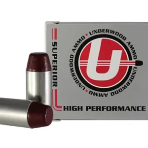 Underwood Ammunition 40 S&W 200 Grain Hard Cast Lead Flat Nose Box of 20