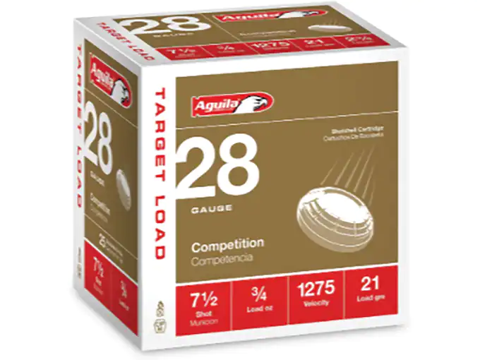 Aguila Competition Target Load Ammunition 28 Gauge 2-3/4" 3/4 oz