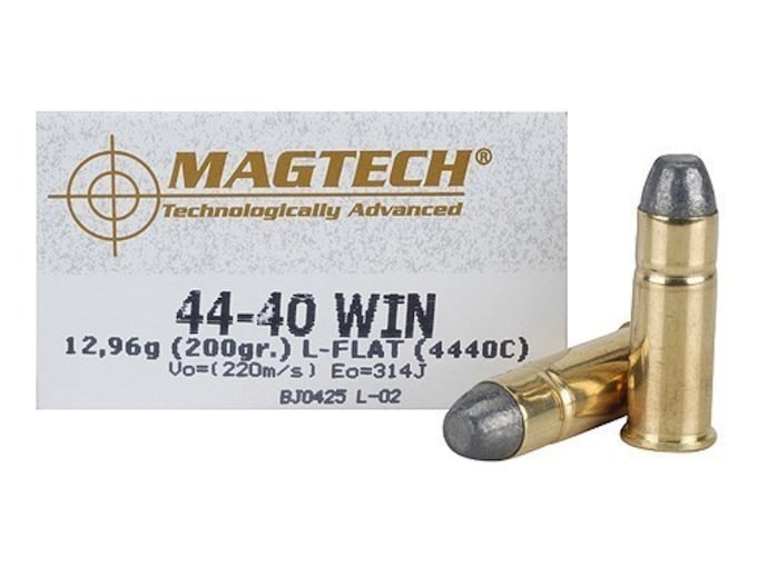 Magtech Cowboy Action Ammunition 44-40 WCF 200 Grain Lead Flat Nose Box of 50
