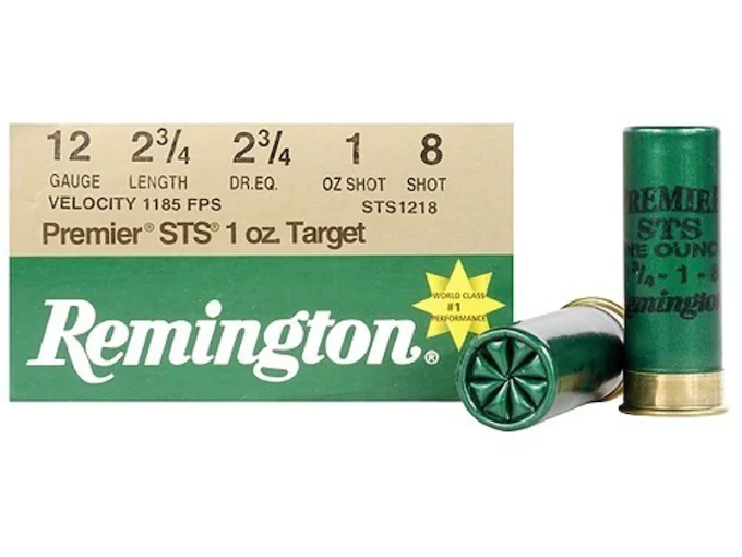 Remington Premier STS Target Ammunition 12 Gauge 2-3/4" 1 oz #8 Shot
