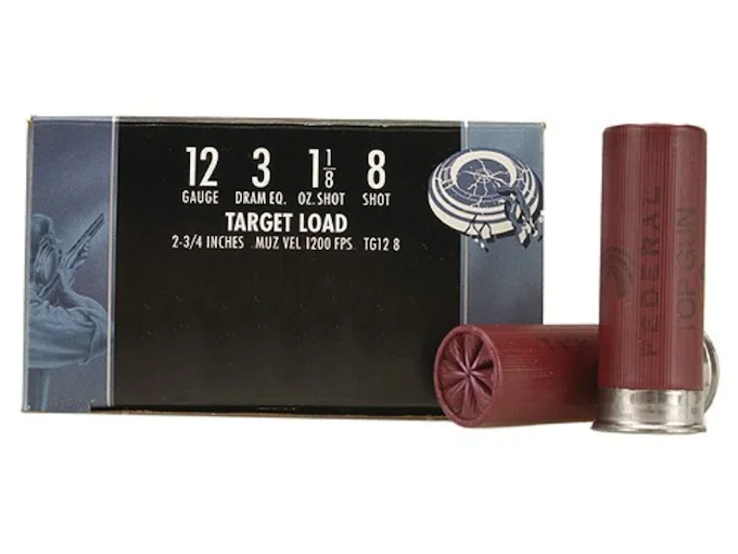 Federal Top Gun Ammunition 12 Gauge 2-3/4" 1-1/8 oz