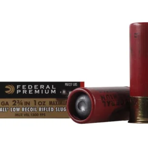 Federal Premium Vital-Shok Low Recoil Ammunition 12 Gauge 2-3/4" 1 oz TruBall Hollow Point Rifled Slug Box of 5
